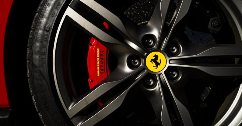Brake Upgrades - Close-Up Photo of Ferrari Rim