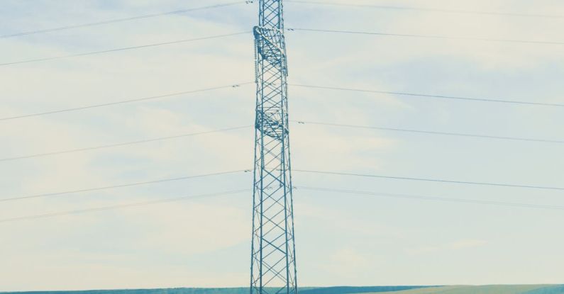 Transmissions - A power line in the middle of a field