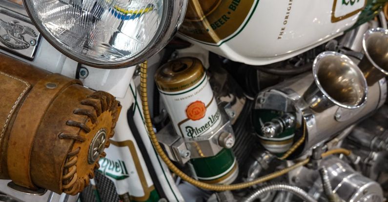 Pistons - Close-up of a Motorcycle