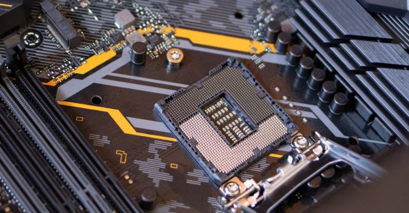 Suspension Components - Black and Gray Motherboard