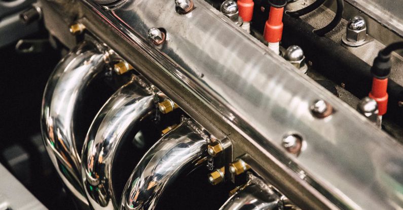 Engine Valve - Black and Silver Car Engine