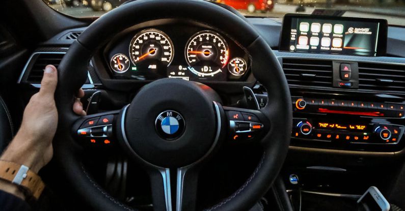 Steering Wheel - Person Holding Bmw Steering Wheel