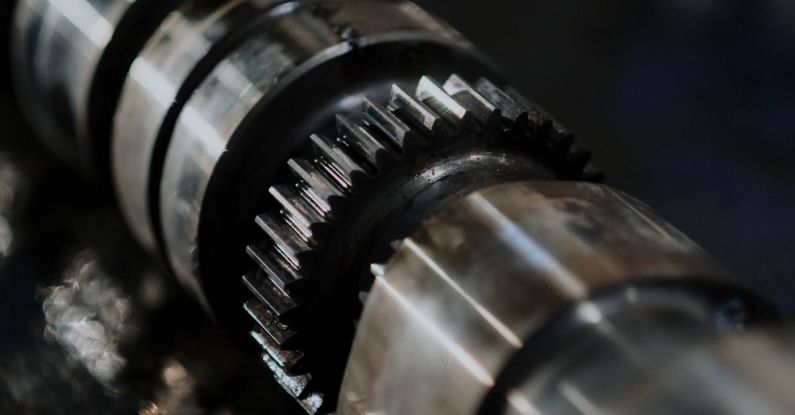 Camshaft - Close up photo of a Engine Camshaft