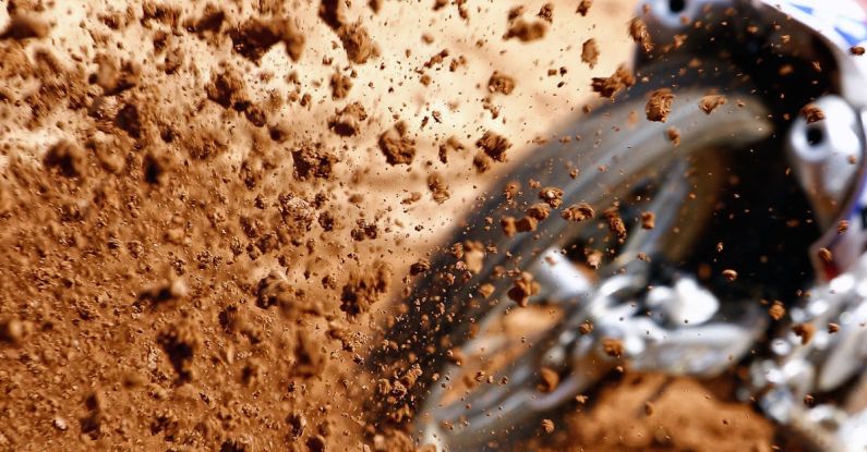 Tire Wear - Photo of Motocross Dirt Bike